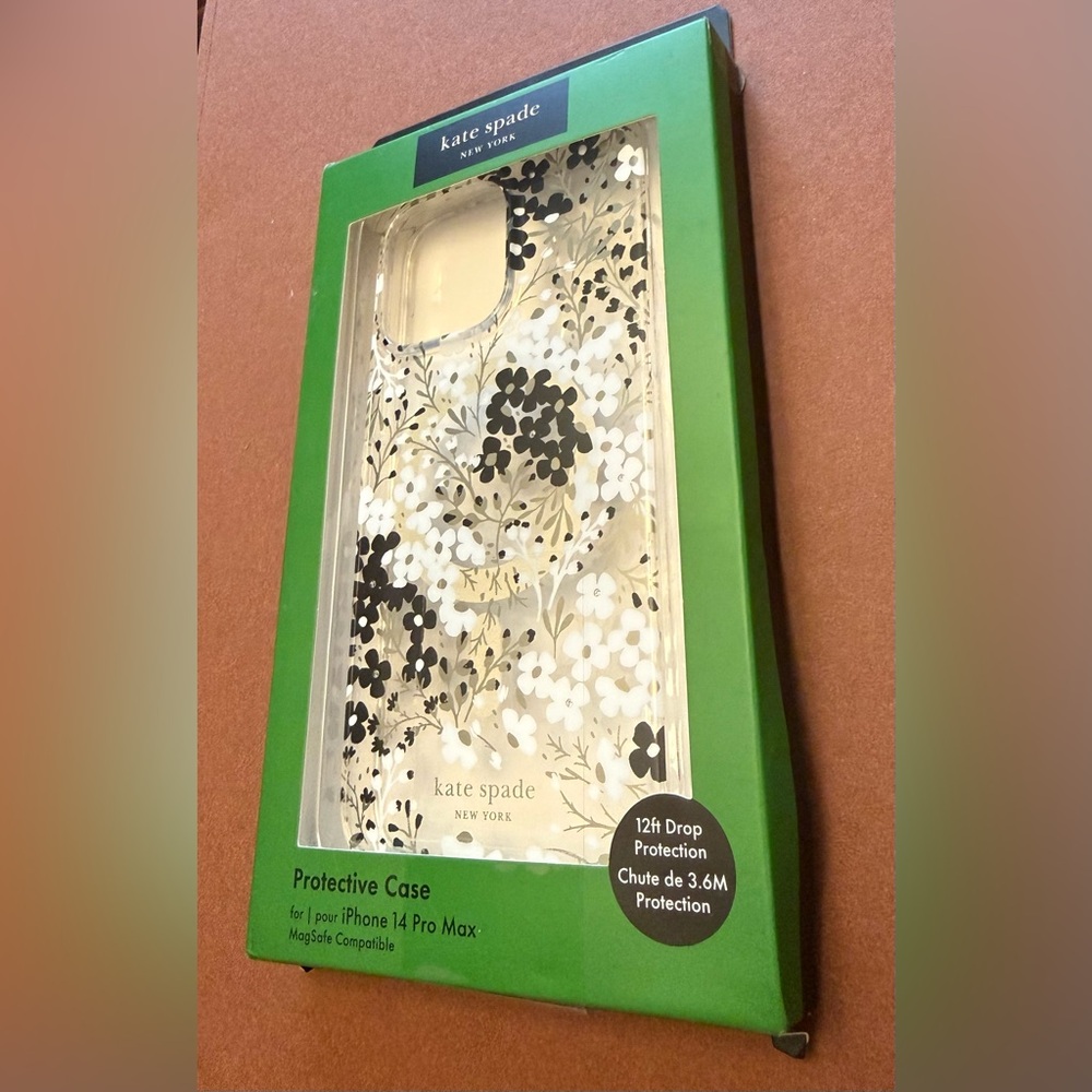 kate spade Clear Floral Phone Case